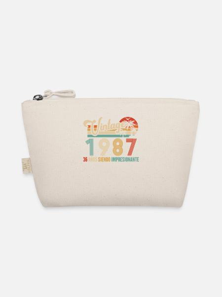 Anniversaire Vintage Idée Cadeau D Anniversaire 36 - Trousse biologique - nature - Devant