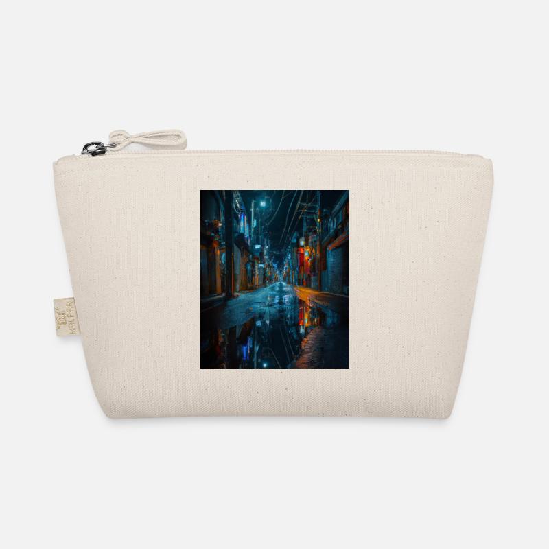 Abstract Cyber City SciFi Organic Pouch
