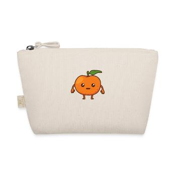 Kawaii Comic Mandarin - Organic Pouch - nature - Front