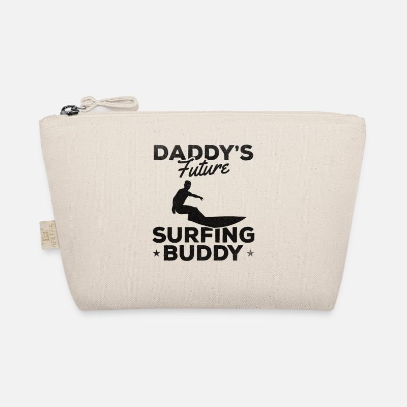 Daddy's Future Surfing Buddy Surfer Surfbrett Bio-Täschchen