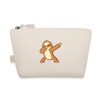 Dabbendes Faultier Dabbing Sloth Kawaii Tanzen - Bio-Täschchen - Natur - Vorne