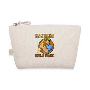 Electrician Skills and Brains Electronic Engineer - Organic Pouch - nature - Front