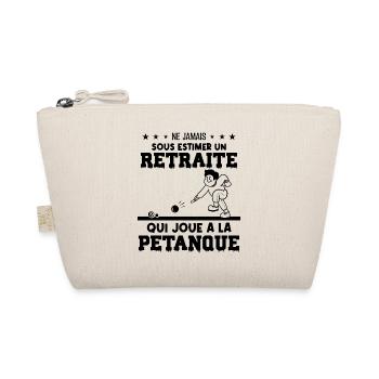 Ne jamais sous-estimer un retraité à la pétanque - Trousse biologique - nature - Devant