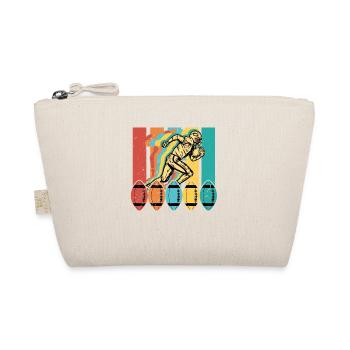 Sport de football américain vintage rétro - Trousse biologique - nature - Devant