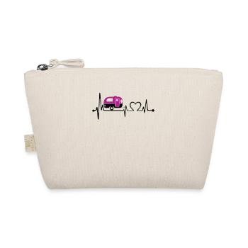 Camping Camper Nature funny saying - Organic Pouch - nature - Front