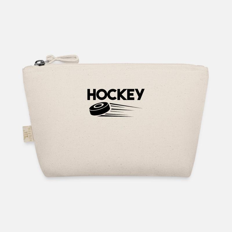 Eishockey Puck - Bio-Täschchen - Natur