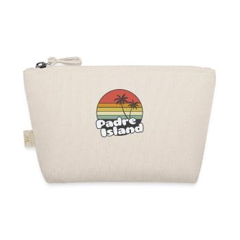 Padre Island Retro Vintage Style Rayé Coucher de Soleil - Trousse biologique - nature - Devant