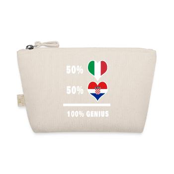Brilliant Italien und Kroatien / Geschenk - Bio-Täschchen - Natur - Vorne