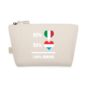 Brilliant Italien und Luxemburg / Geschenk - Bio-Täschchen - Natur - Vorne