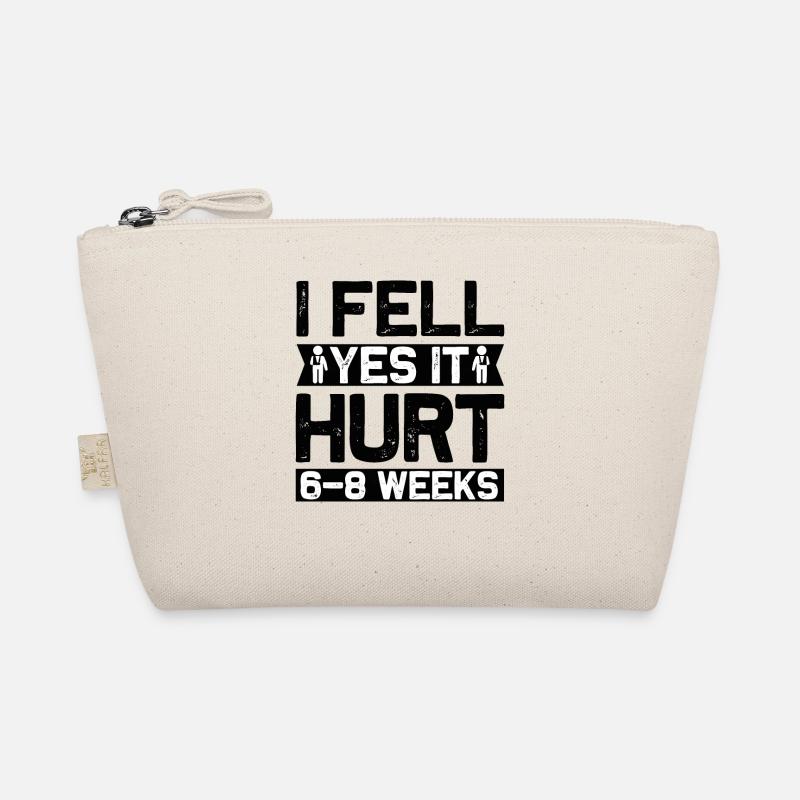 Armbruch Knochenbruch Stuntman Gipsarm Genesung Bio-Täschchen