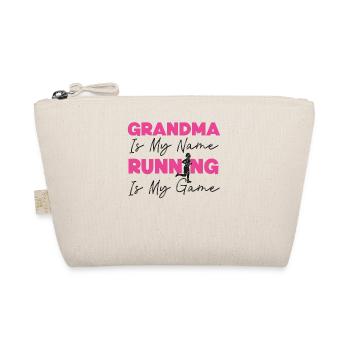 Running Runner Half Marathon - Organic Pouch - nature - Front