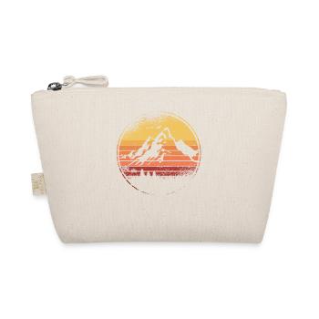 Vintage Retro Berg für Bergsteiger und Wanderer - Bio-Täschchen - Natur - Vorne