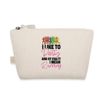 Running Runner Half Marathon I - Organic Pouch - nature - Front