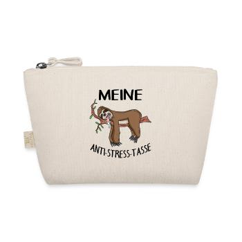 Tasse Faultier Kaffeetasse - Bio-Täschchen - Natur - Vorne