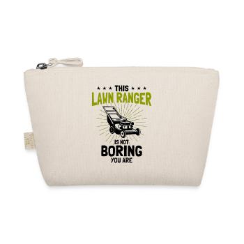 Hobby Gardener Lawn Lawn Mower Gift - Organic Pouch - nature - Front