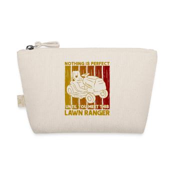 Hobby Gardener Lawn Lawn Mower Gift - Organic Pouch - nature - Front