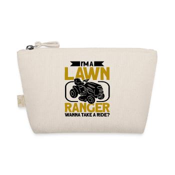 Hobby Gardener Lawn Lawn Mower Gift - Organic Pouch - nature - Front