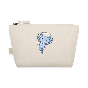 Axolotl Liebhaber süße Tiere Space Axolotl All - Bio-Täschchen - Natur - Vorne