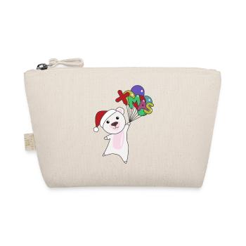 Polar Bear Christmas Snow Winter Animals Polar Bears - Organic Pouch - nature - Front