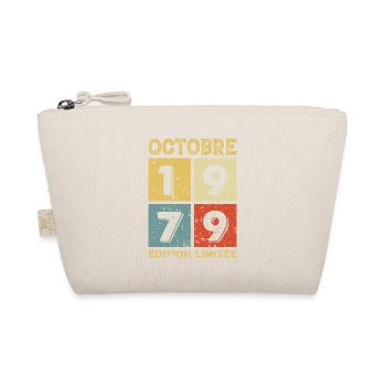 Anniversaire Vintage Idée Cadeau Octobre 1979 - Trousse biologique - nature - Devant