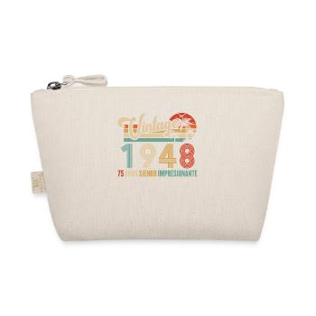 Anniversaire Vintage Idée Cadeau D Anniversaire 75 - Trousse biologique - nature - Devant