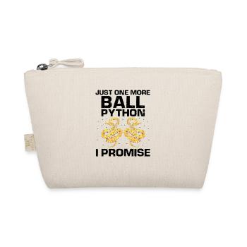 King python design for snake lovers - Organic Pouch - nature - Front