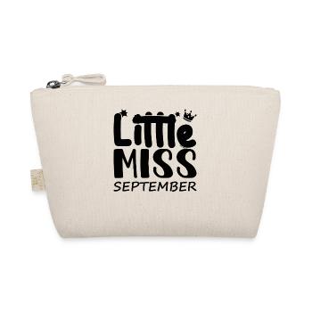 Septembre Mois de naissance Princesse Nièce Fille - Trousse biologique - nature - Devant