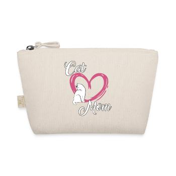 Katzenhalter Geschenk Katzen Mama Katzenbesitzer - Bio-Täschchen - Natur - Vorne