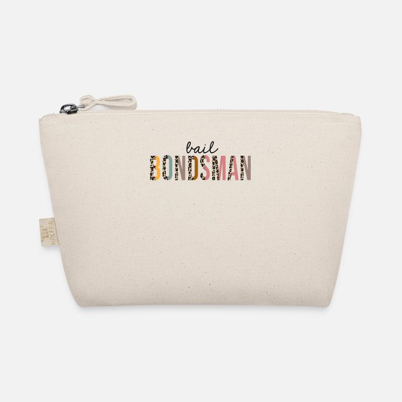 Bail Bondsman Leopard Print Funny Organic Pouch