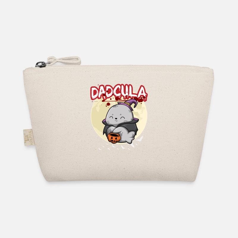 Dadcula Dracula Vampire Dad Funny Halloween Party Organic Pouch