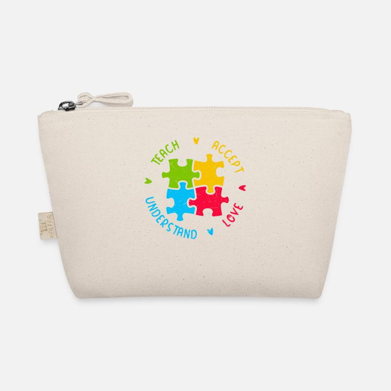 Autism Struggle Education Autistic Autistic Puzzle Organic Pouch