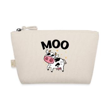 Moo Graphic Agriculture Agriculteur Farmer Tractor - Bio-Täschchen - Natur - Vorne