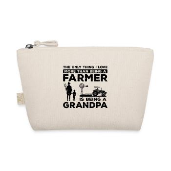 The Only Thing I Love More Than Being A Farmer Tra - Bio-Täschchen - Natur - Vorne