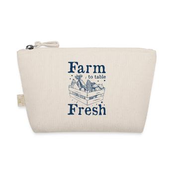 Farm To Table Fresh Graphic Tractor Tractor Drivin - Bio-Täschchen - Natur - Vorne
