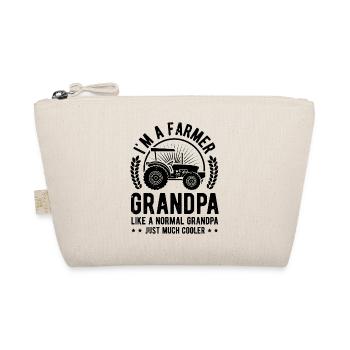 I'm A Farmer Grandpa Like A Normal Grandpa But Coo - Bio-Täschchen - Natur - Vorne