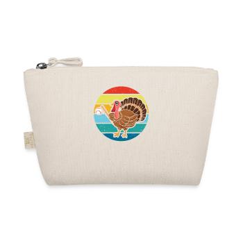 Turkey Day Baseball Thanksgiving Sports Autumn Autumn - Organic Pouch - nature - Front