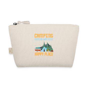 Camping Camping Tent Caravan glampin - Organic Pouch - nature - Front