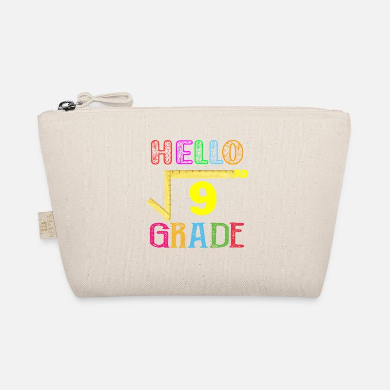 Hello 3rd Grade Square Root of 9 Funny Math Back Organic Pouch