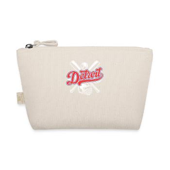 Vintage Detroit City Baseball Distressed Baseball - Bio-Täschchen - Natur - Vorne