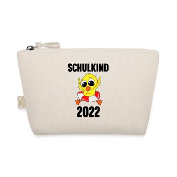 Schuldkind Einschulung 2022 - Bio-Täschchen - Natur - Vorne