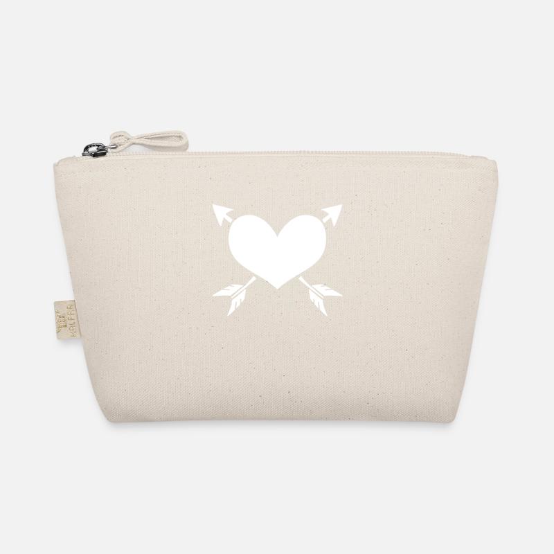 Heart Arrow Organic Pouch