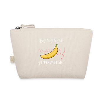 Music and Bananas Ironic Saying Musician Fruits - Organic Pouch - nature - Front