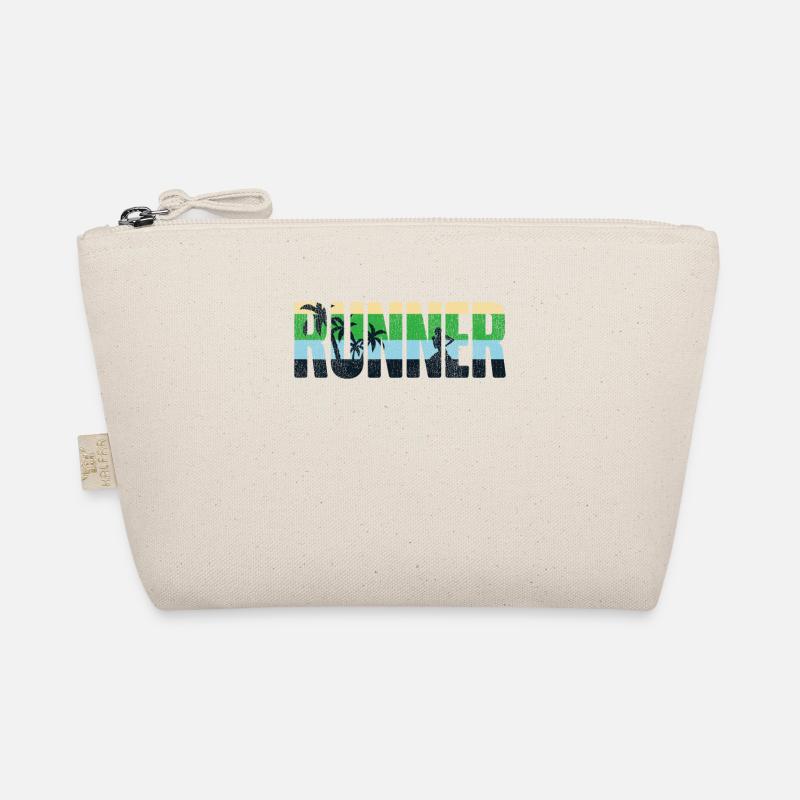 Running Runner Half Marathon Retro Organic Pouch