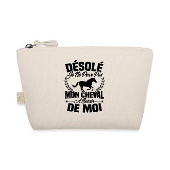 Désolé je ne peux pas mon cheval a besoin de moi - Trousse biologique - nature - Devant