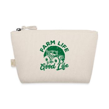 Farm Life Is The Good Life Agriculture Agriculteur - Bio-Täschchen - Natur - Vorne