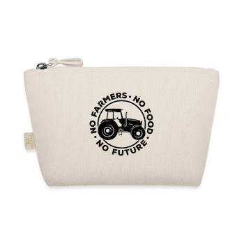 No Farmers No Food No Future Agriculteur Farming F - Bio-Täschchen - Natur - Vorne