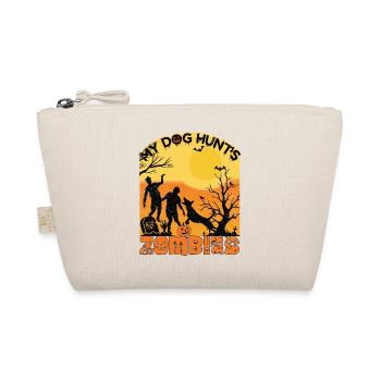 Happy Halloween Horror Monster Haunted Horror Scare - Organic Pouch - nature - Front