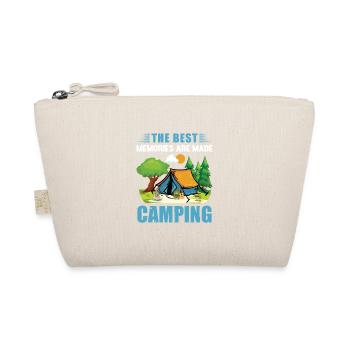 Camping Camping Tent Caravan glampin - Organic Pouch - nature - Front