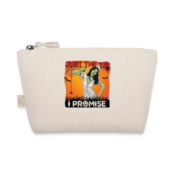 Happy Halloween Horror Monster Haunted Horror Scare - Organic Pouch - nature - Front