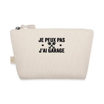Je Peux Pas J'ai Garage Voiture Garagiste Atelier - Trousse biologique - nature - Devant